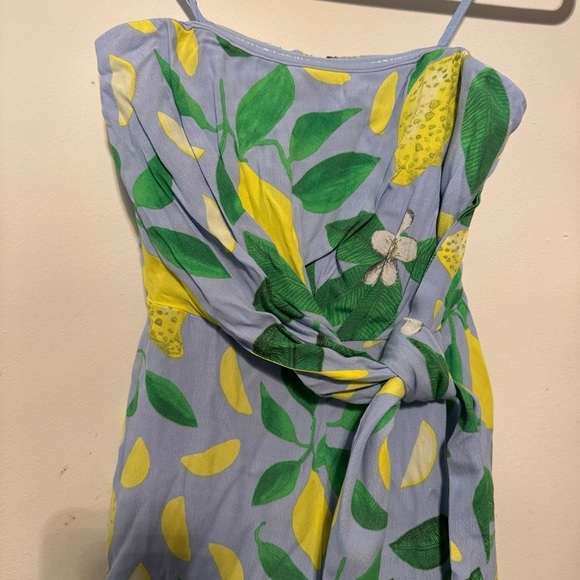 Anthropologie maeve Lemon Grove Strapless Jumpsuit 2 - Picture 11 of 12